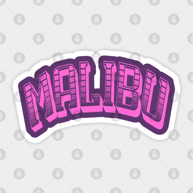 Malibu Sticker by yayor